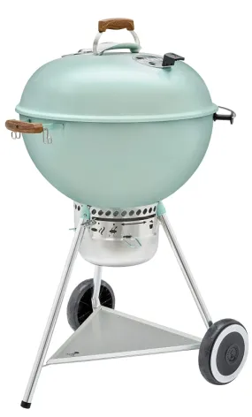 Weber 70th Anniversary Series 19524001 Kettle Charcoal Grill, 363 sq-in Primary Cooking Surface, Rock N Roll Blue :EA: QUANTITY: 1